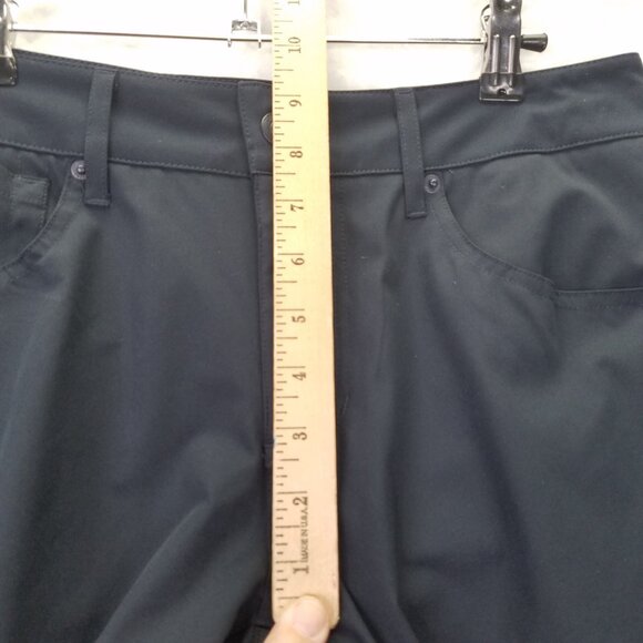 Tretorn Cropped Cuffed Pants Women's 4 Lightweight Pedal Pushers Golf Black NEW - Picture 16 of 16